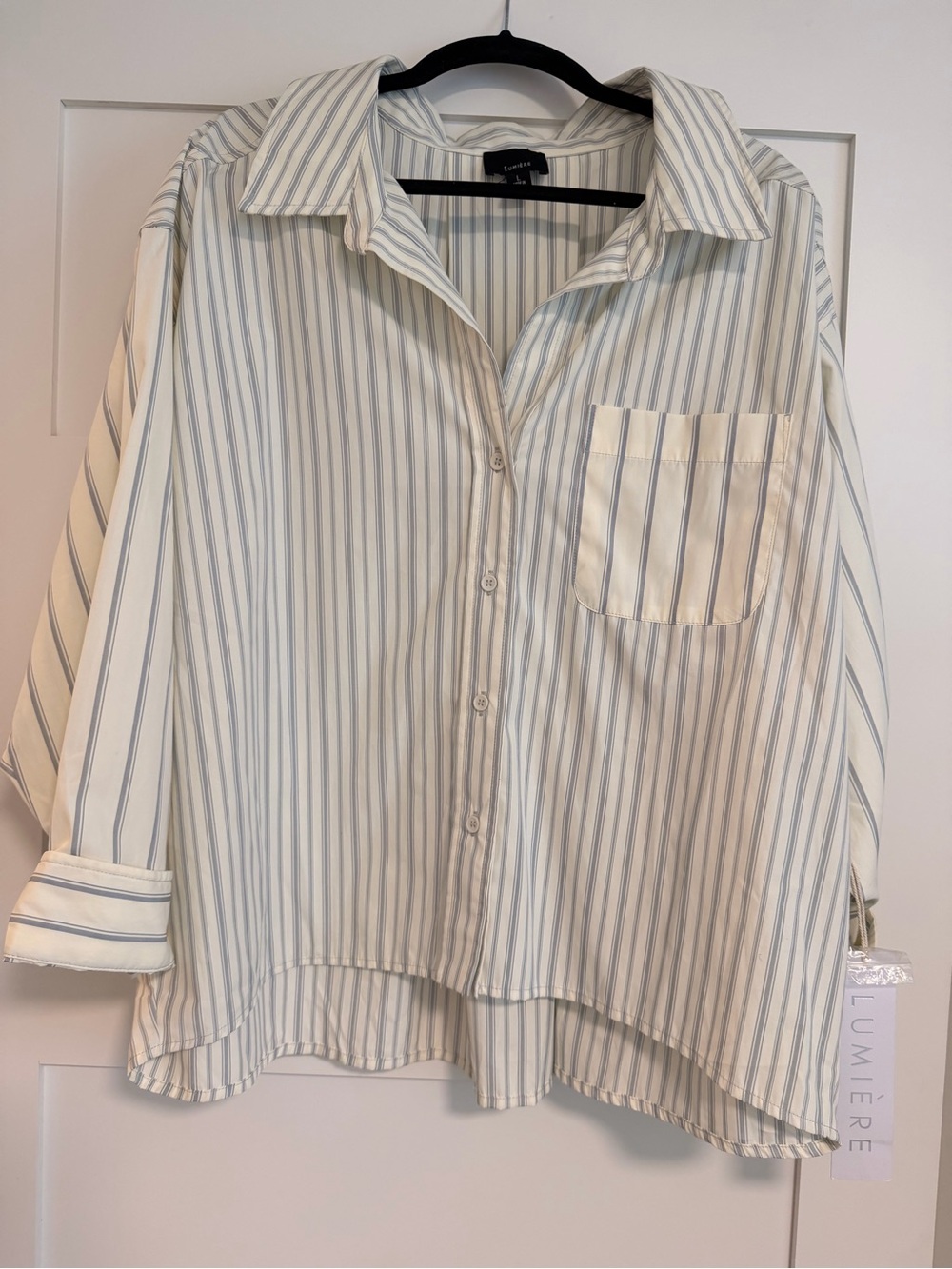 NWT Lumiere Oversized Button-Up